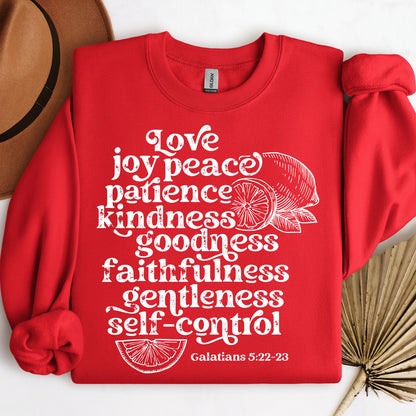 Love Joy Peace Patience Kindness Goodness Faithfulness Gentleness Self-control Galatians 5.22-23 01