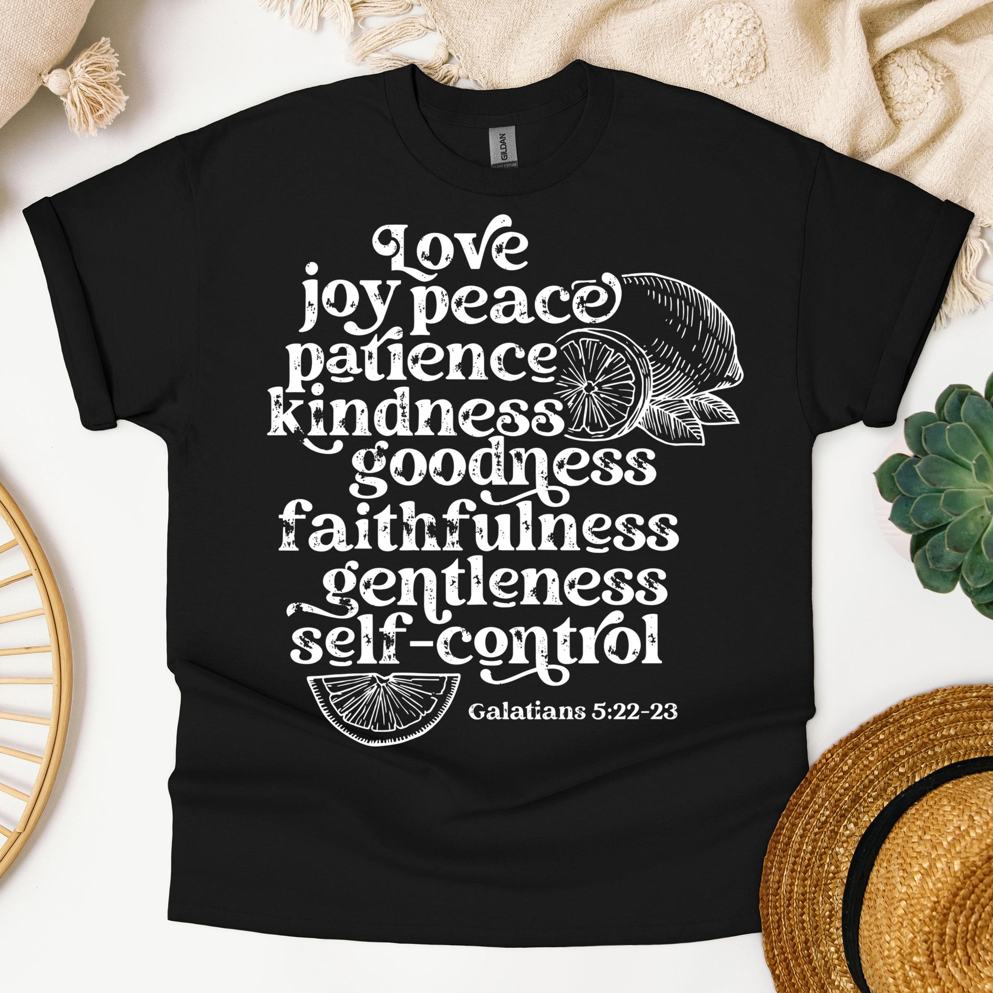 Love Joy Peace Patience Kindness Goodness Faithfulness Gentleness Self-control Galatians 5.22-23 01