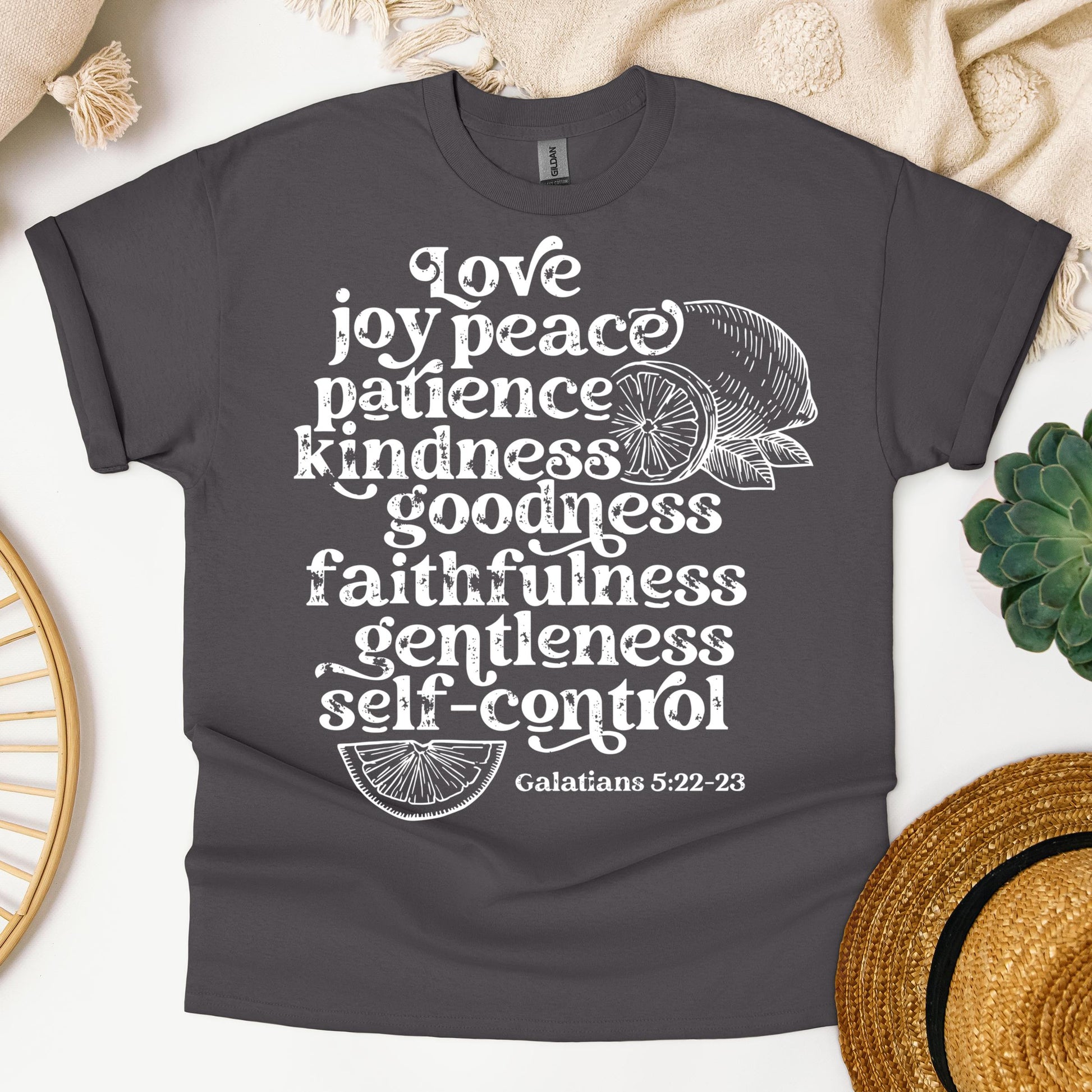 Love Joy Peace Patience Kindness Goodness Faithfulness Gentleness Self-control Galatians 5.22-23 01
