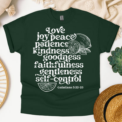 Love Joy Peace Patience Kindness Goodness Faithfulness Gentleness Self-control Galatians 5.22-23 01
