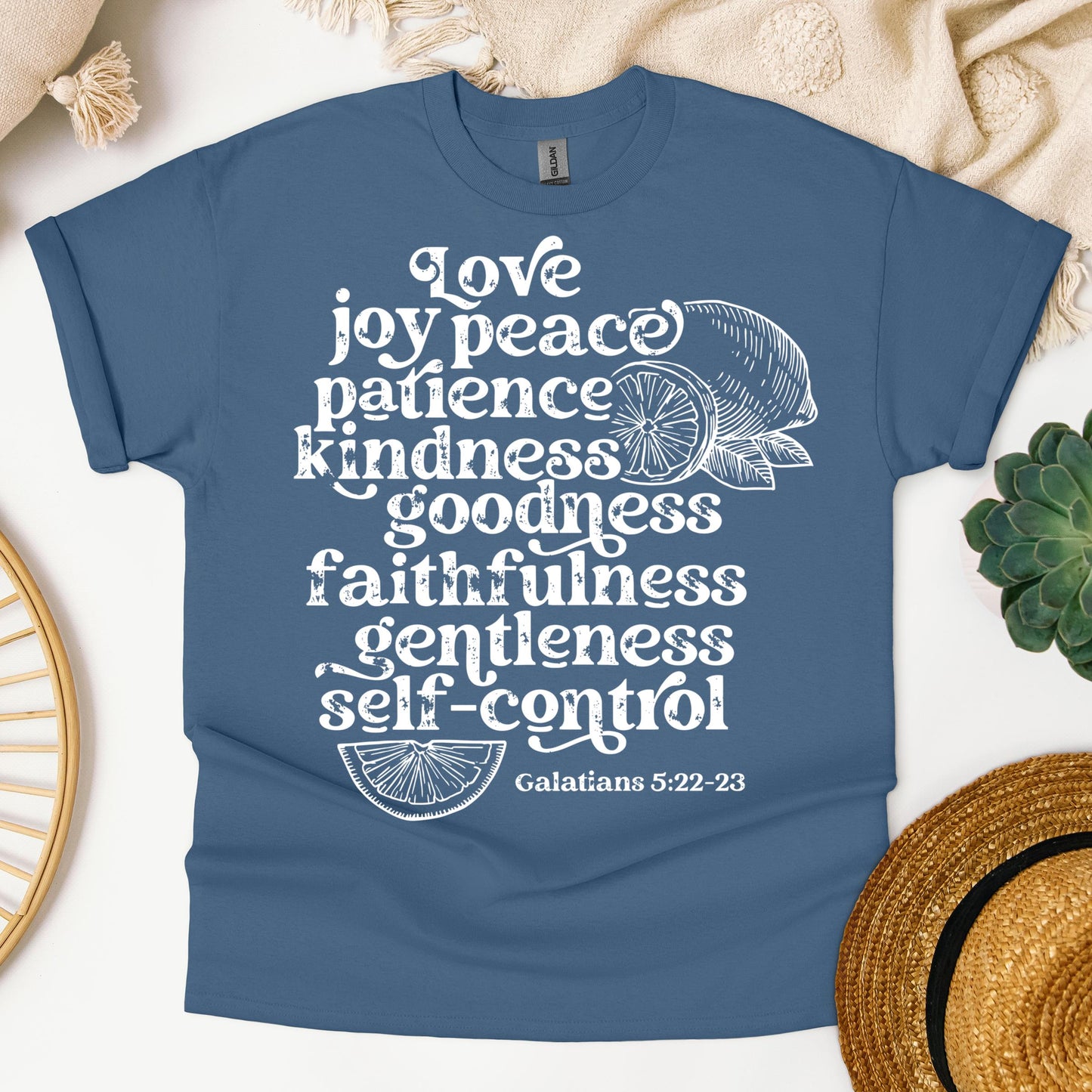 Love Joy Peace Patience Kindness Goodness Faithfulness Gentleness Self-control Galatians 5.22-23 01