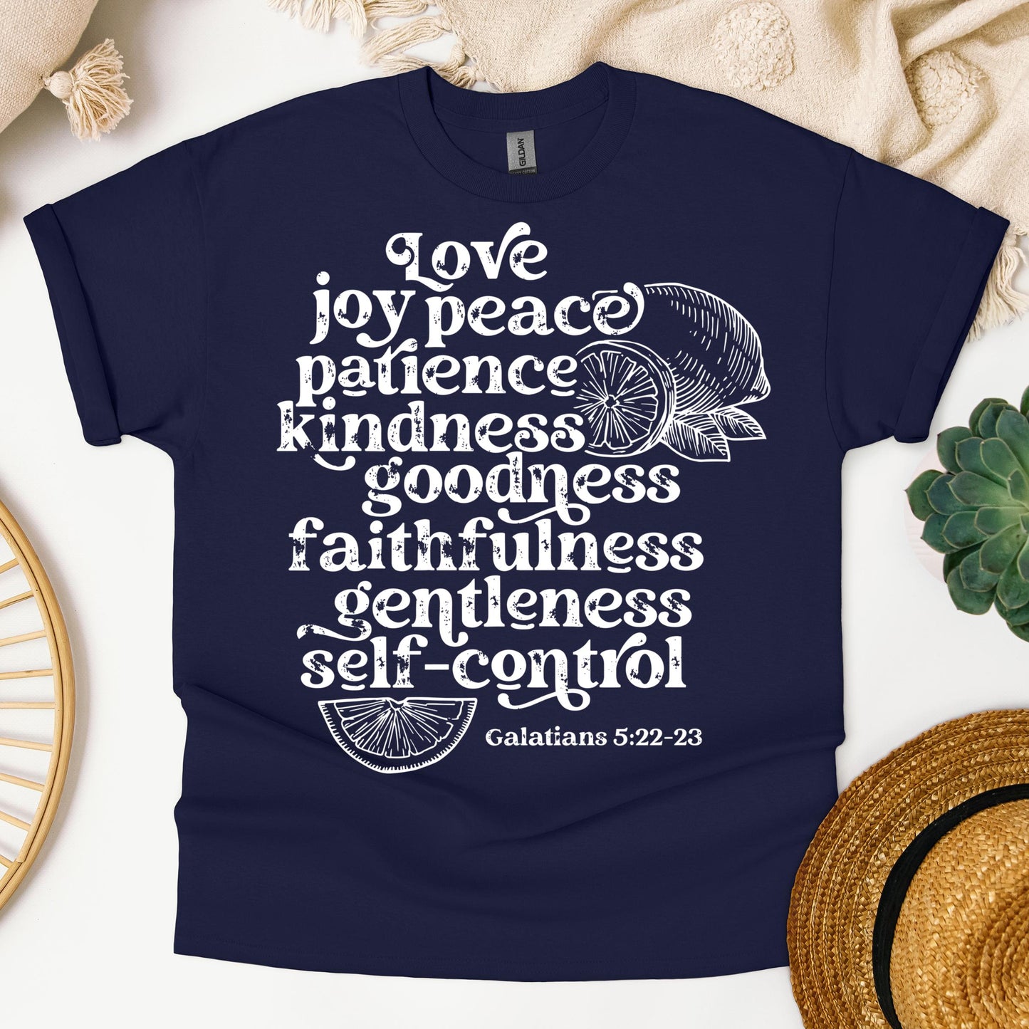 Love Joy Peace Patience Kindness Goodness Faithfulness Gentleness Self-control Galatians 5.22-23 01