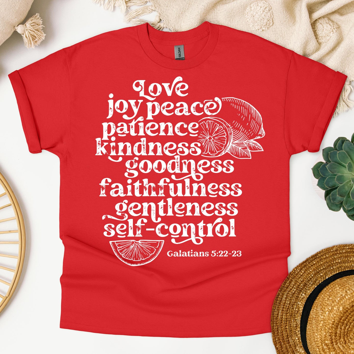 Love Joy Peace Patience Kindness Goodness Faithfulness Gentleness Self-control Galatians 5.22-23 01