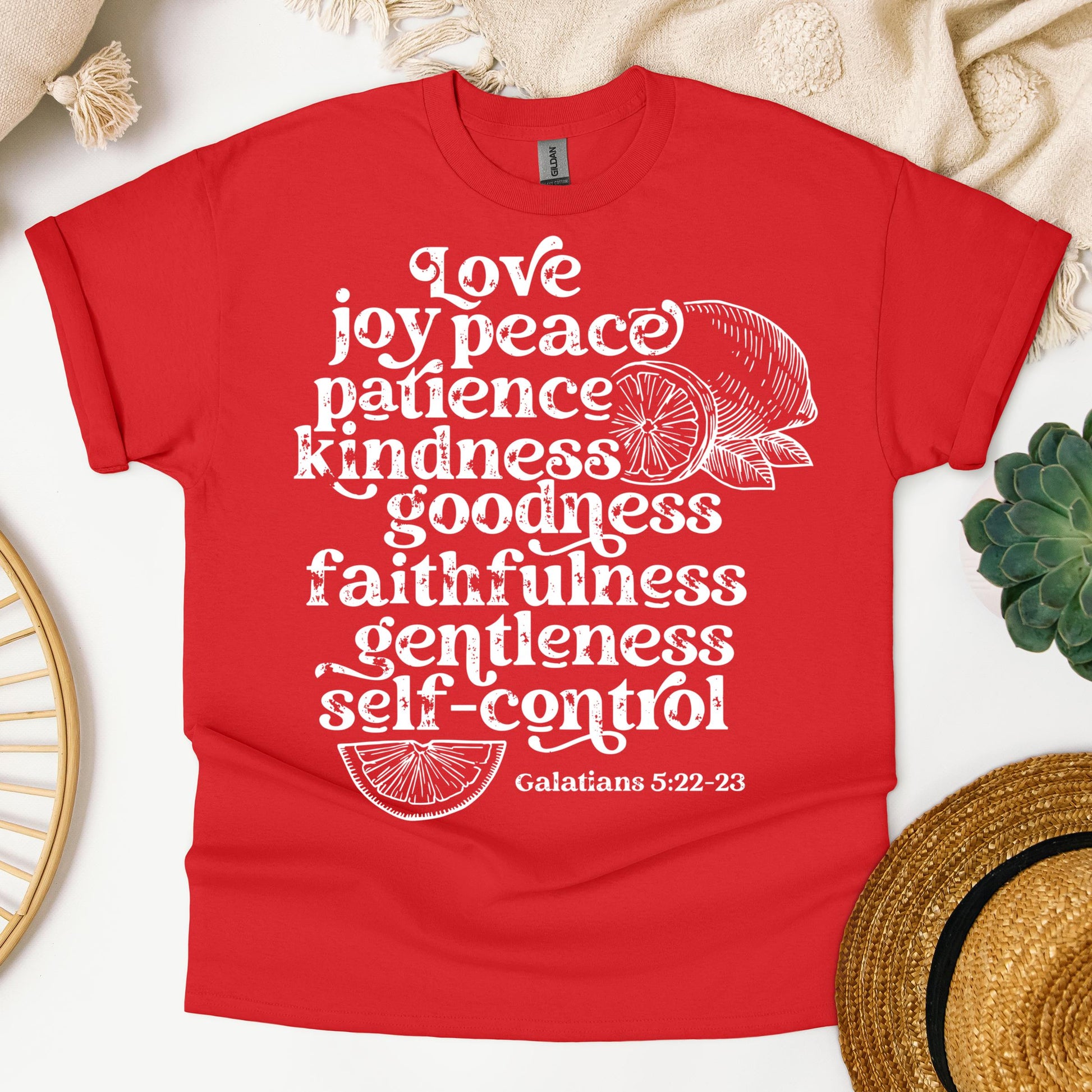 Love Joy Peace Patience Kindness Goodness Faithfulness Gentleness Self-control Galatians 5.22-23 01