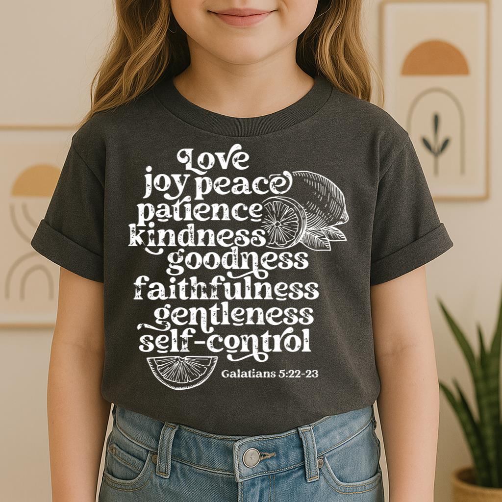 Love Joy Peace Patience Kindness Goodness Faithfulness Gentleness Self-control Galatians 5.22-23 01