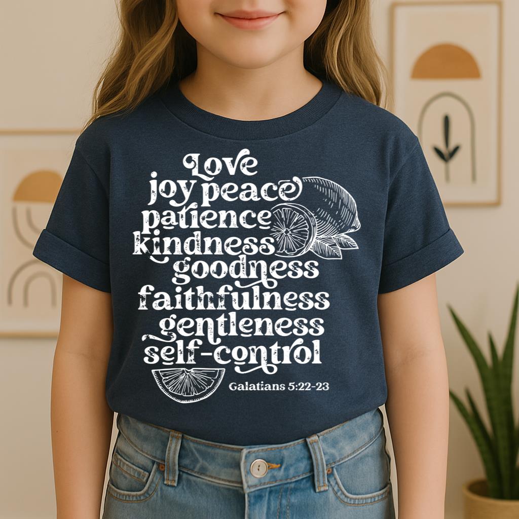 Love Joy Peace Patience Kindness Goodness Faithfulness Gentleness Self-control Galatians 5.22-23 01