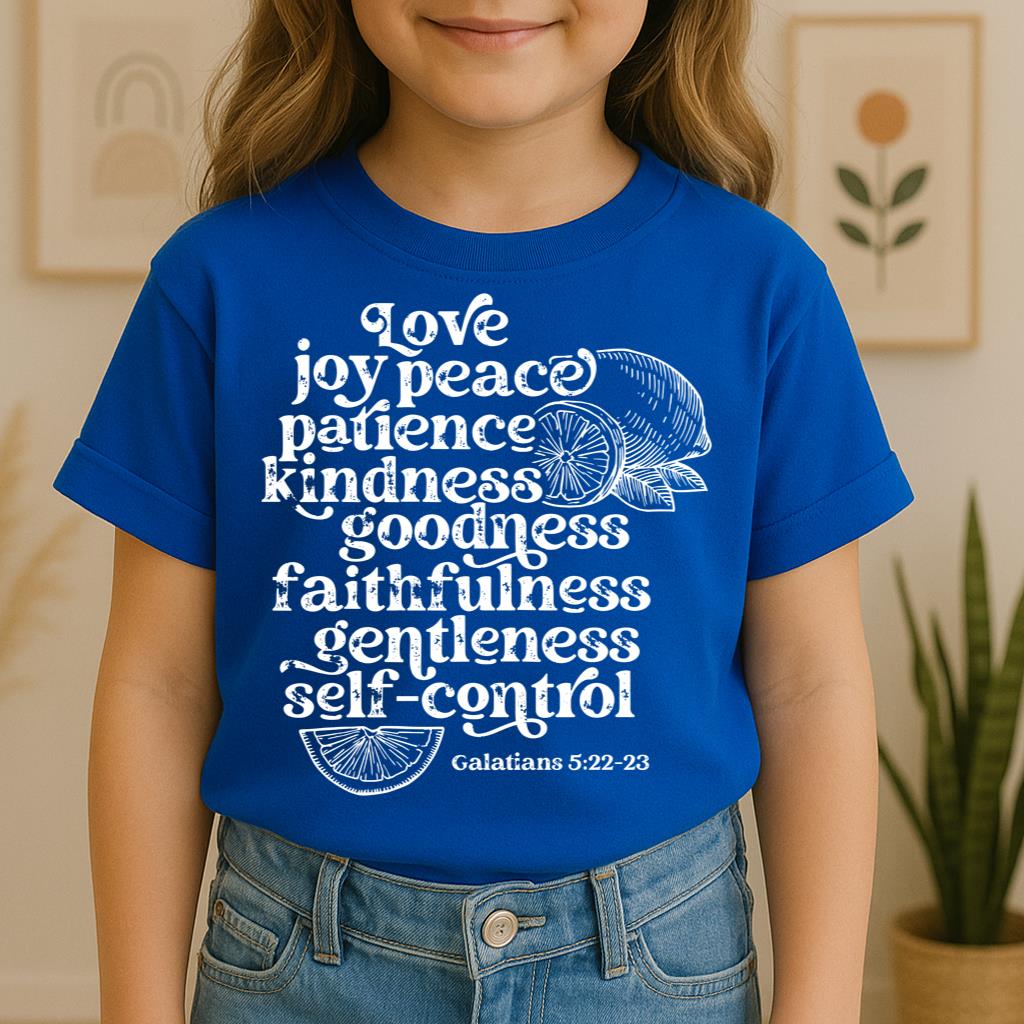 Love Joy Peace Patience Kindness Goodness Faithfulness Gentleness Self-control Galatians 5.22-23 01