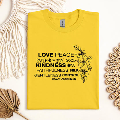 Love Kindness Self Control Galatians 5.22-23