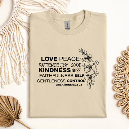 Love Kindness Self Control Galatians 5.22-23