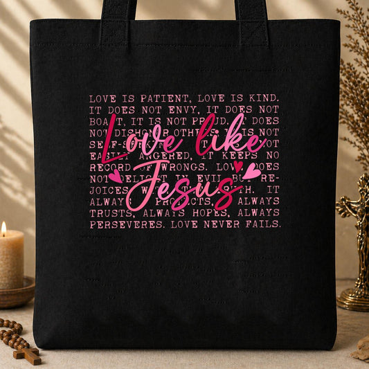 Love Like Jesus 10 Tote Bag