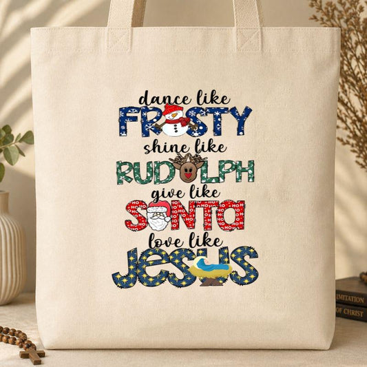 Love Like Jesus Christmas 07 Tote Bag