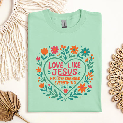 Love Like Jesus His Love Changed Everything John 3.16