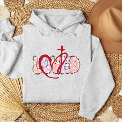 Loved Floral Cross
