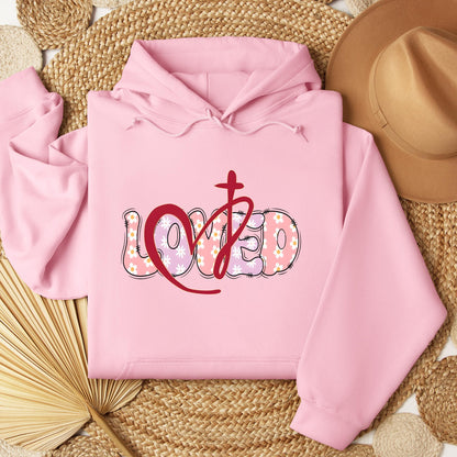 Loved Floral Cross
