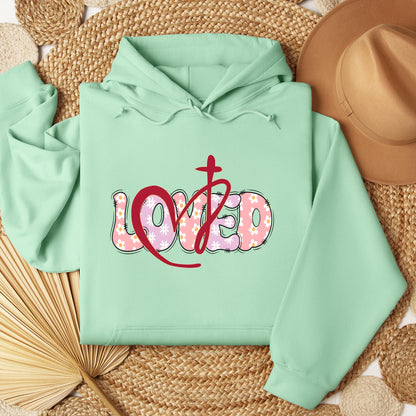 Loved Floral Cross