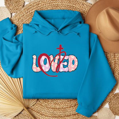 Loved Floral Cross
