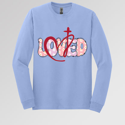 Loved Floral Cross