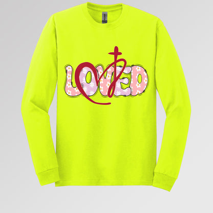 Loved Floral Cross