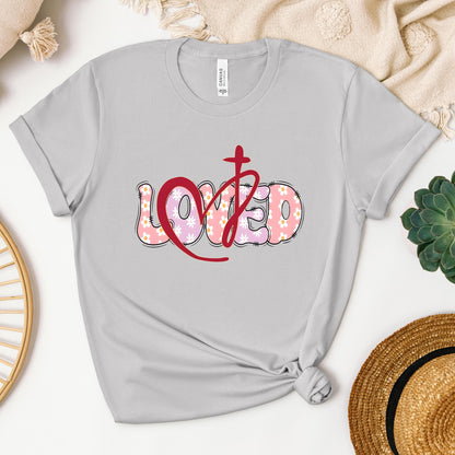 Loved Floral Cross