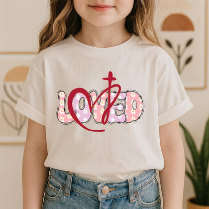 Loved Floral Cross