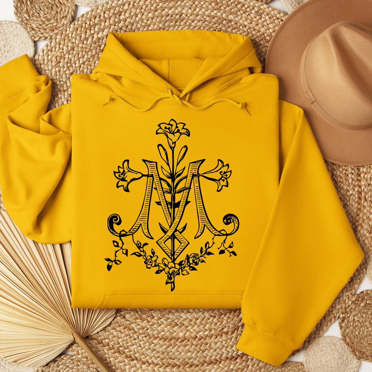Marian Cross Floral 01