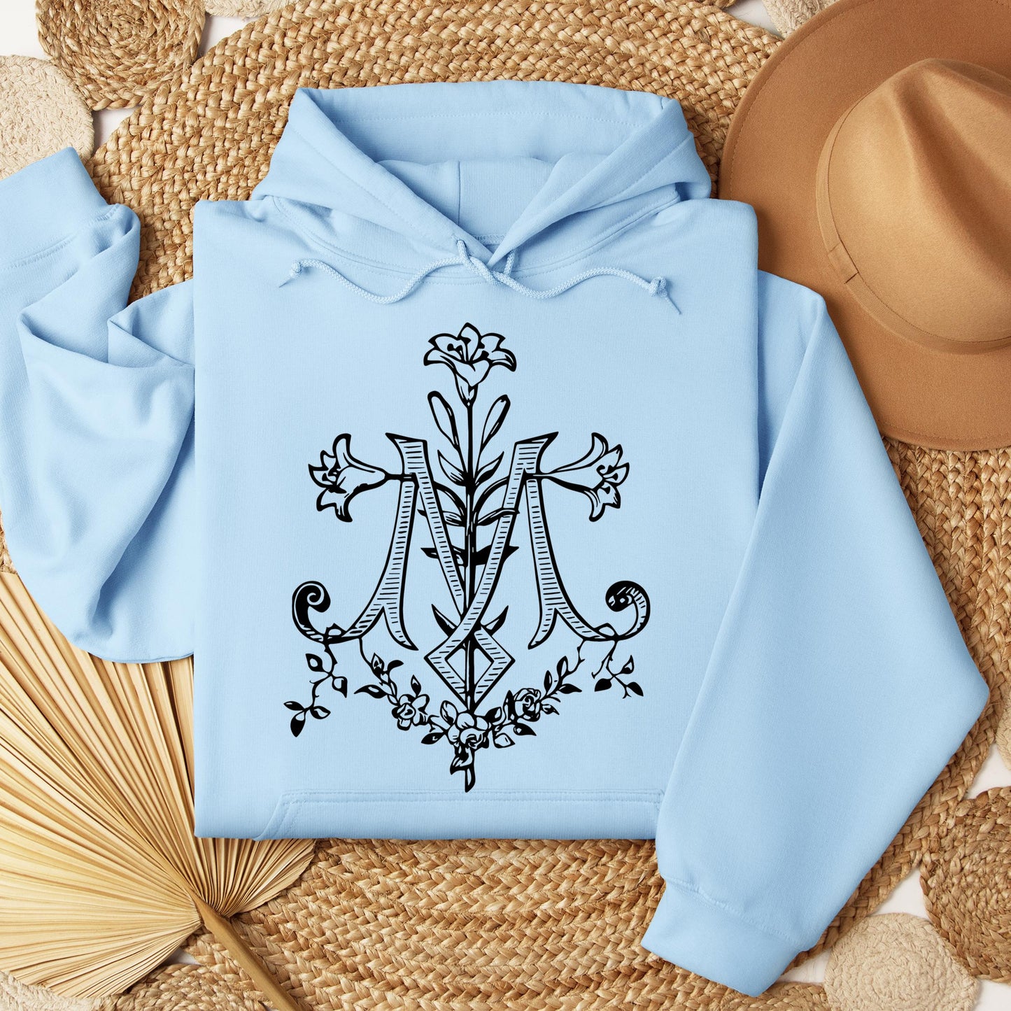 Marian Cross Floral 01