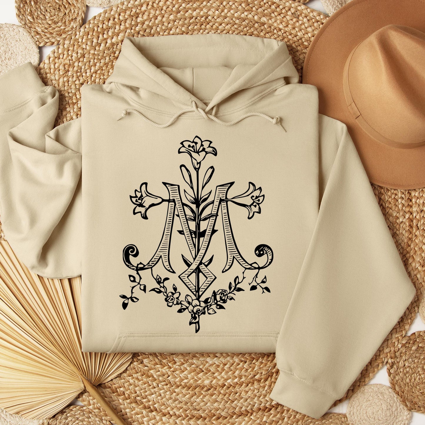 Marian Cross Floral 01