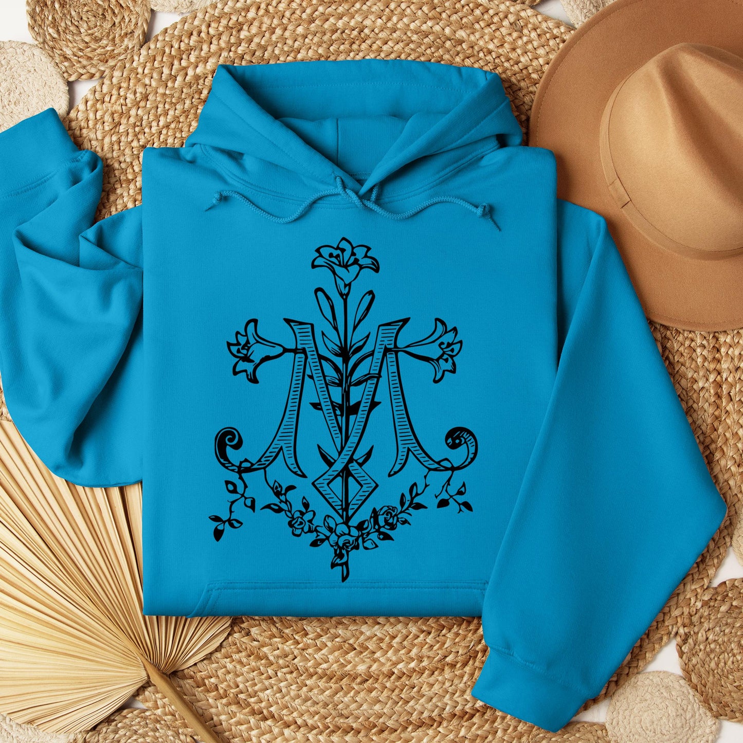 Marian Cross Floral 01