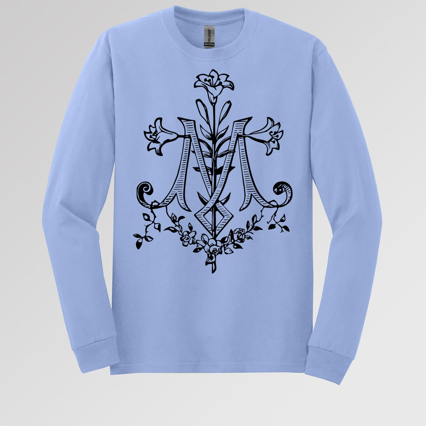 Marian Cross Floral 01