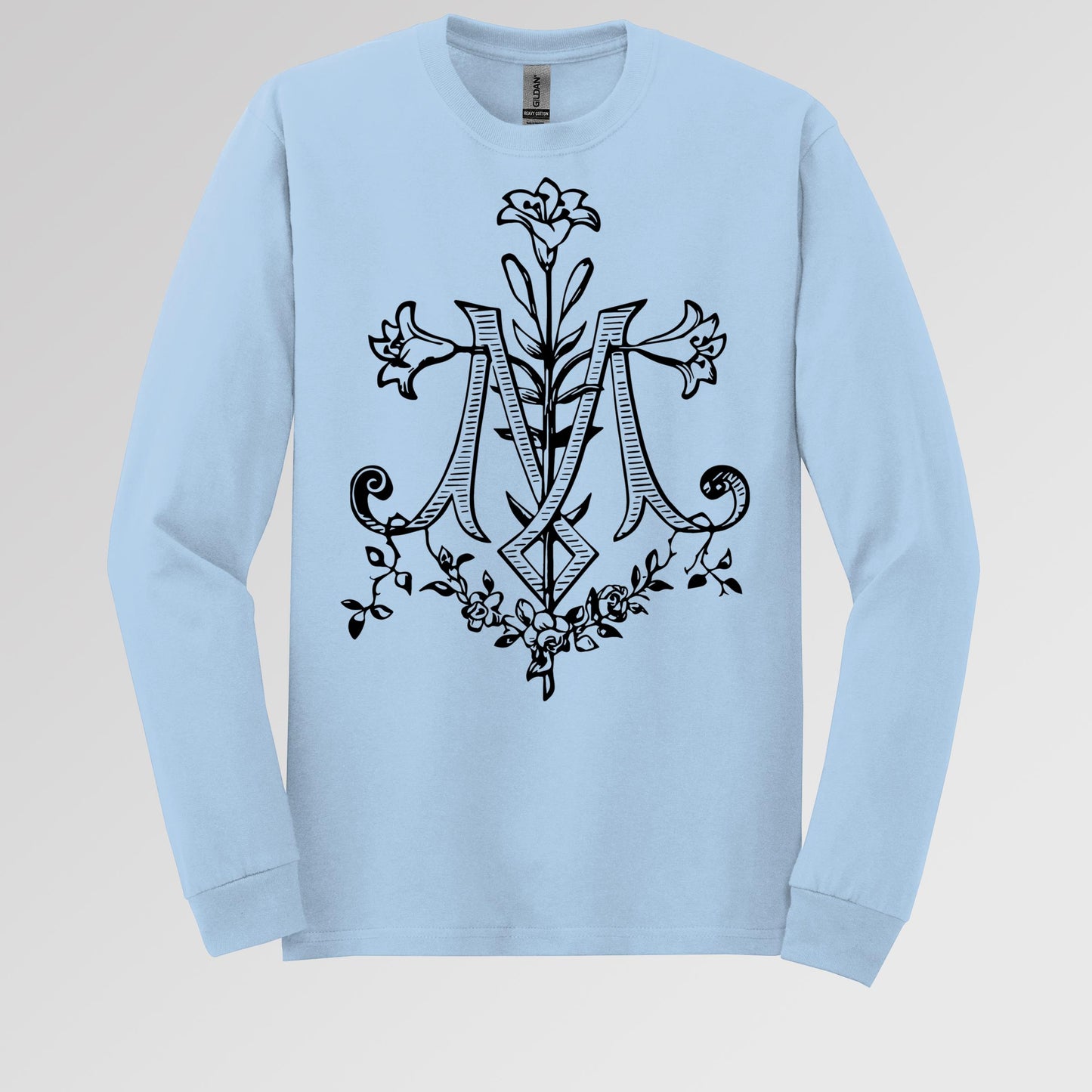 Marian Cross Floral 01