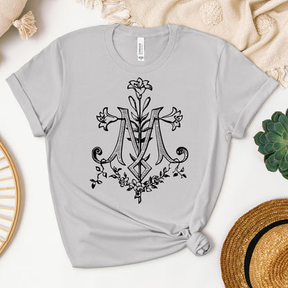 Marian Cross Floral 01