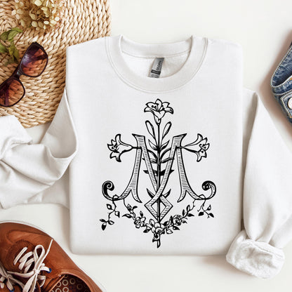 Marian Cross Floral 01