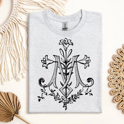 Marian Cross Floral 01