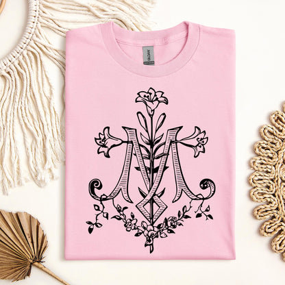 Marian Cross Floral 01
