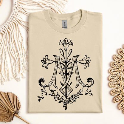 Marian Cross Floral 01