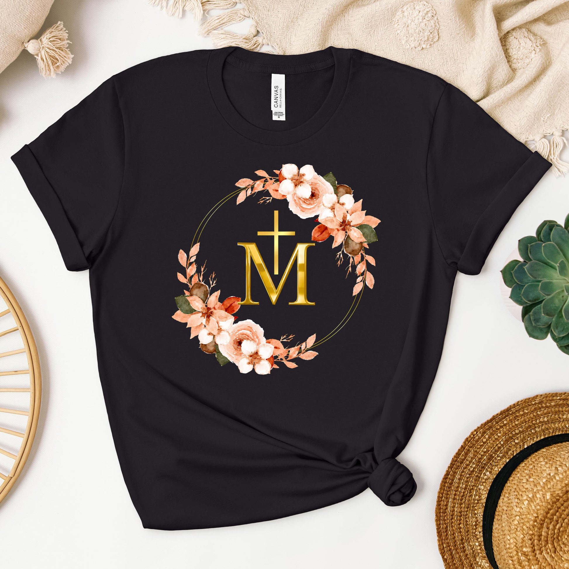 Marian Cross Floral