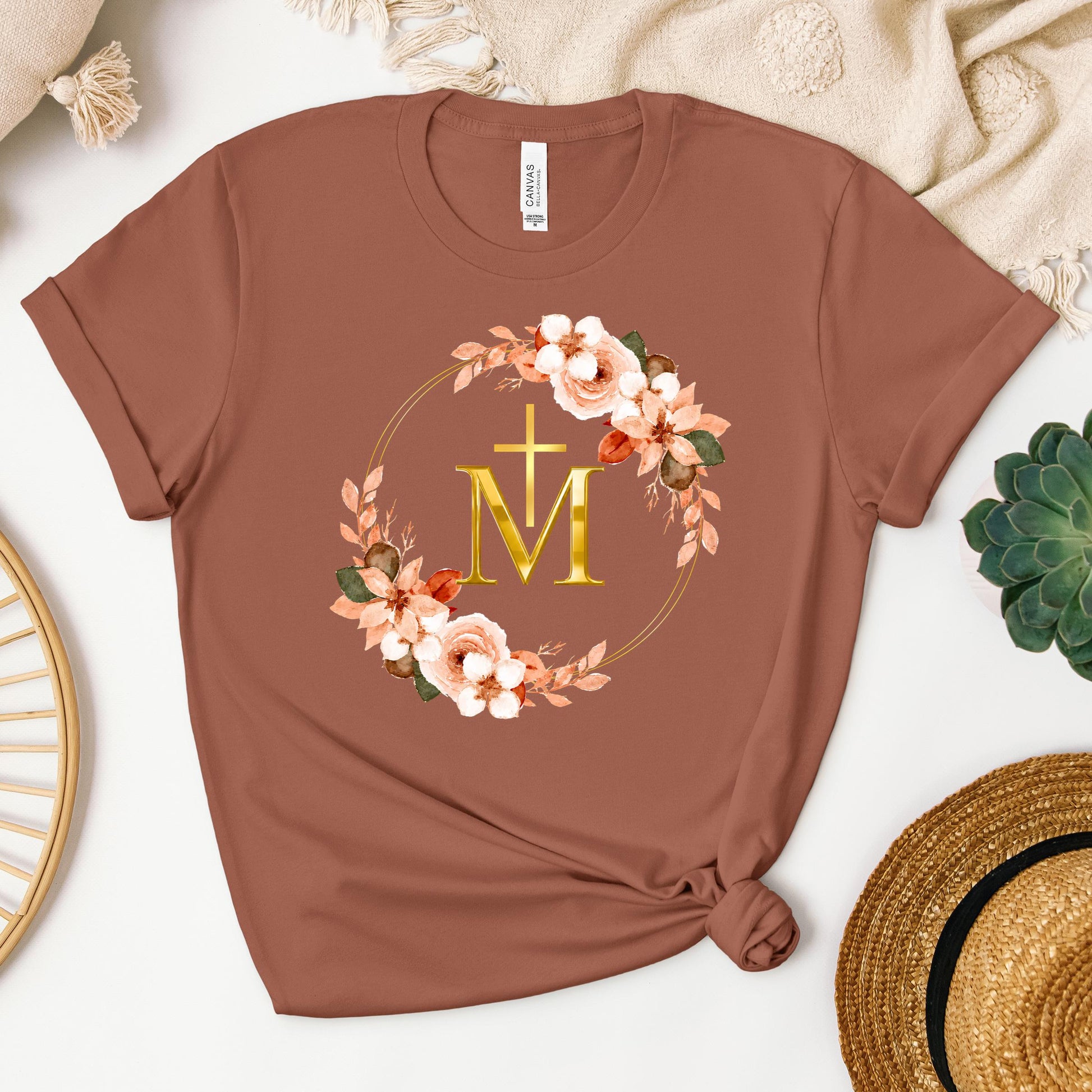 Marian Cross Floral