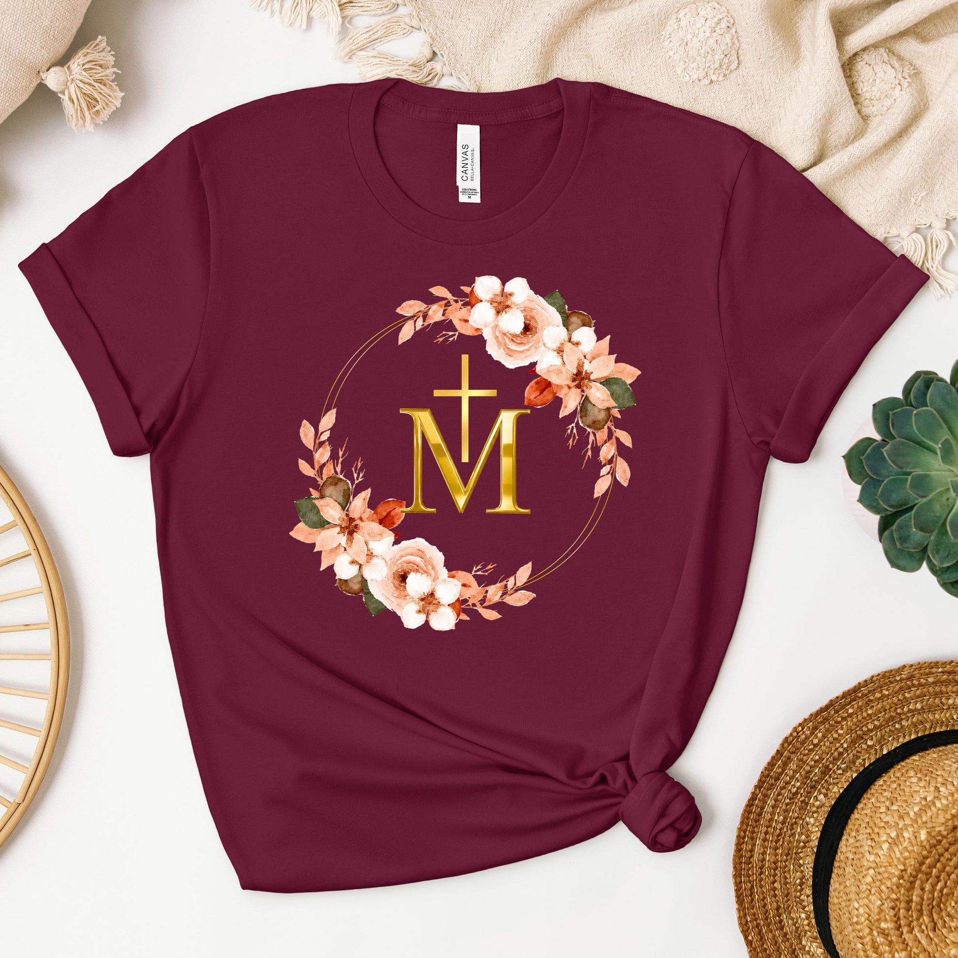 Marian Cross Floral