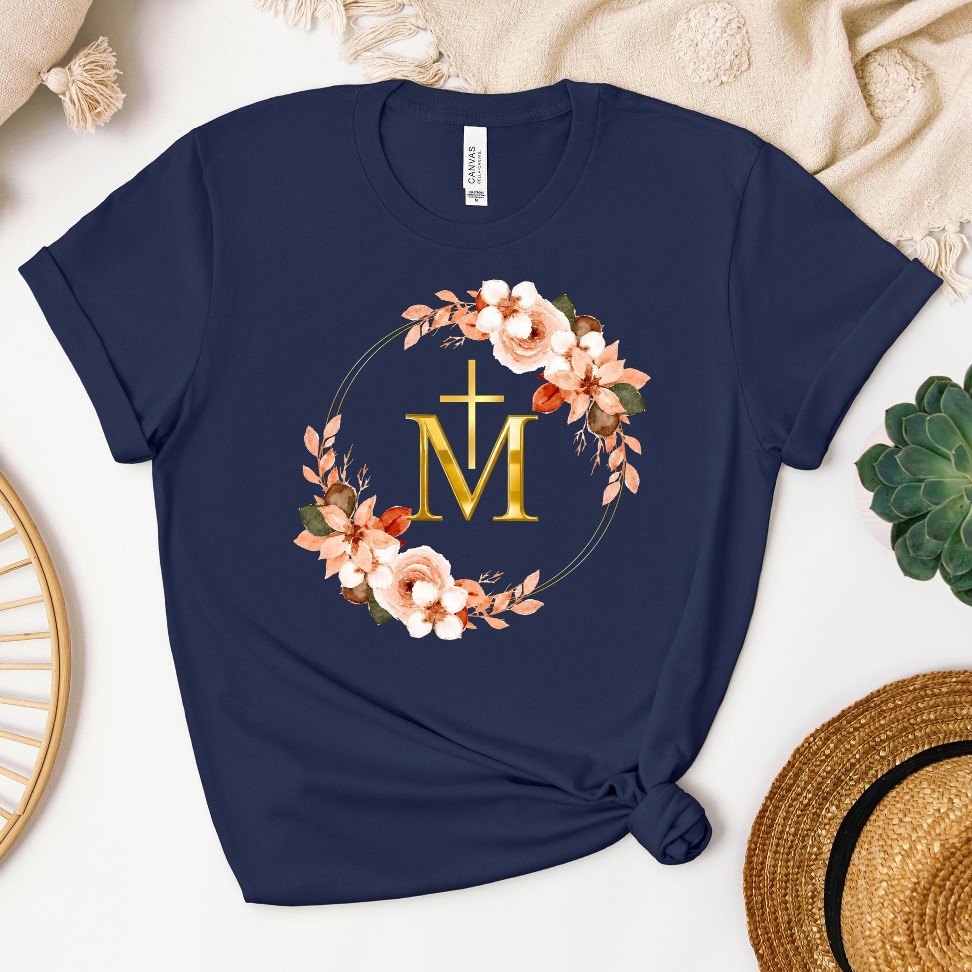 Marian Cross Floral