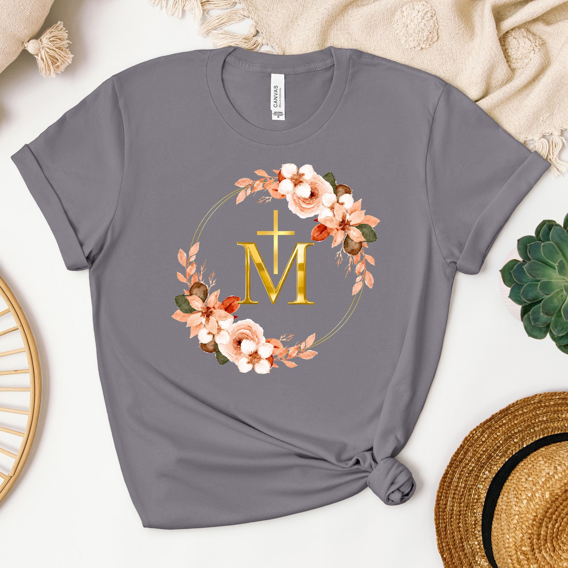 Marian Cross Floral