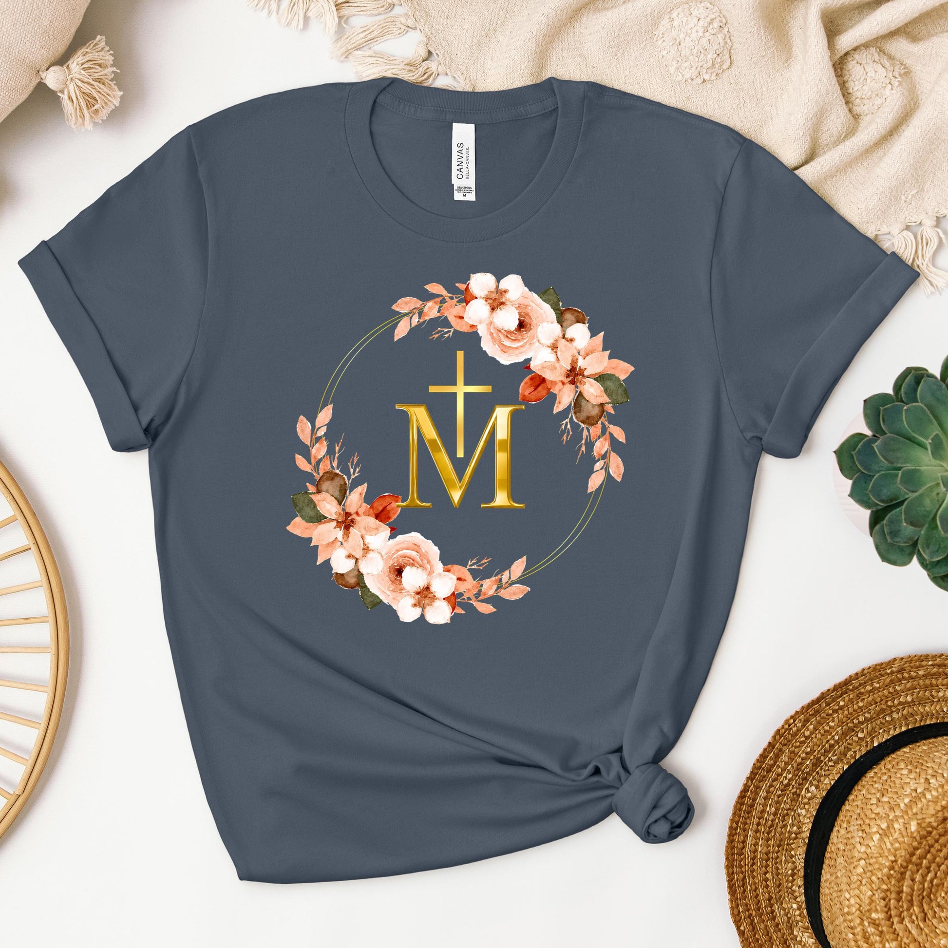 Marian Cross Floral