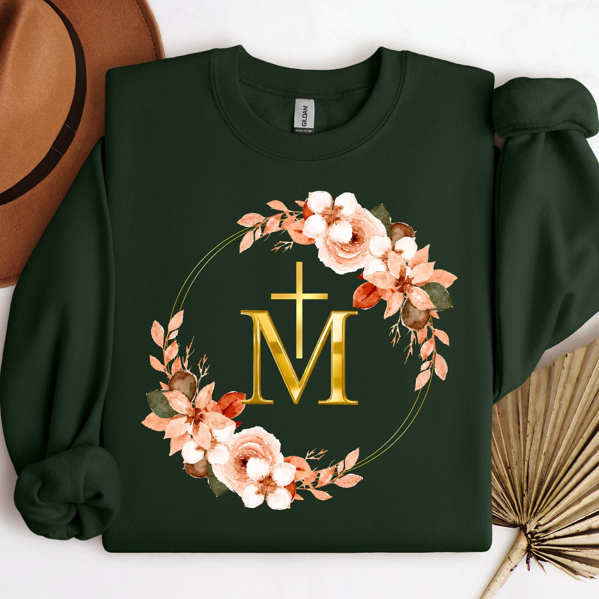 Marian Cross Floral