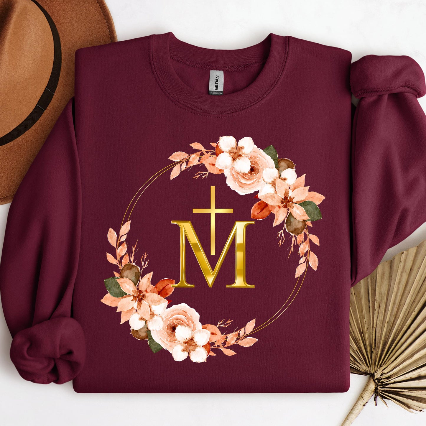 Marian Cross Floral