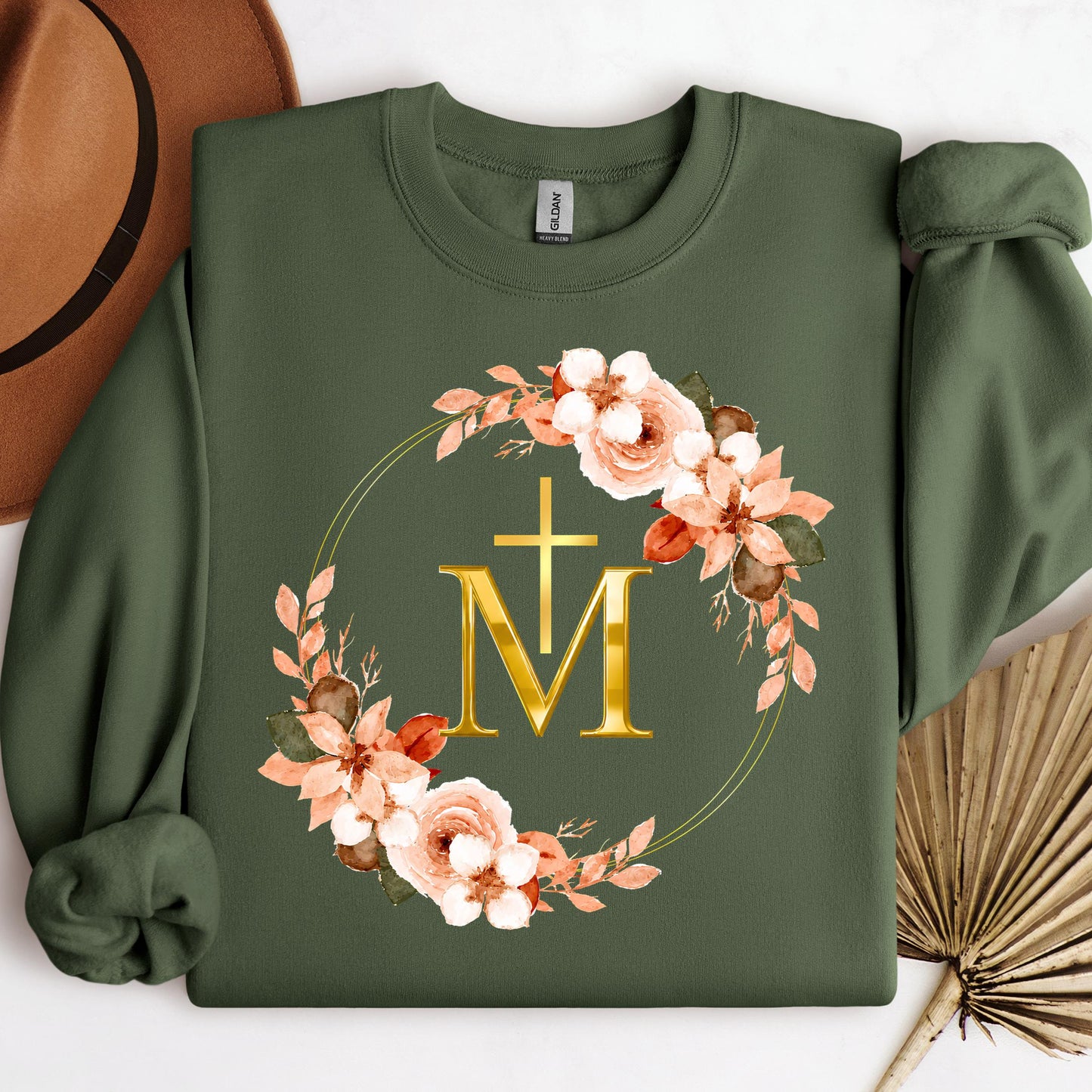 Marian Cross Floral