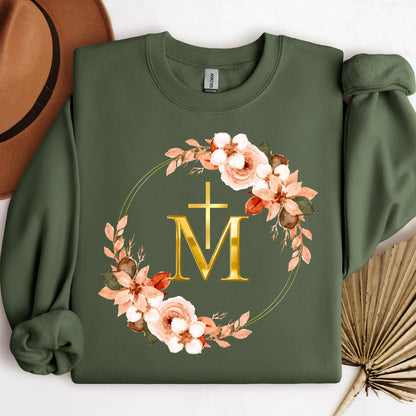 Marian Cross Floral
