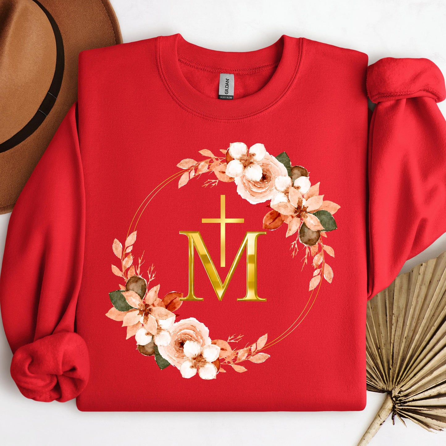 Marian Cross Floral