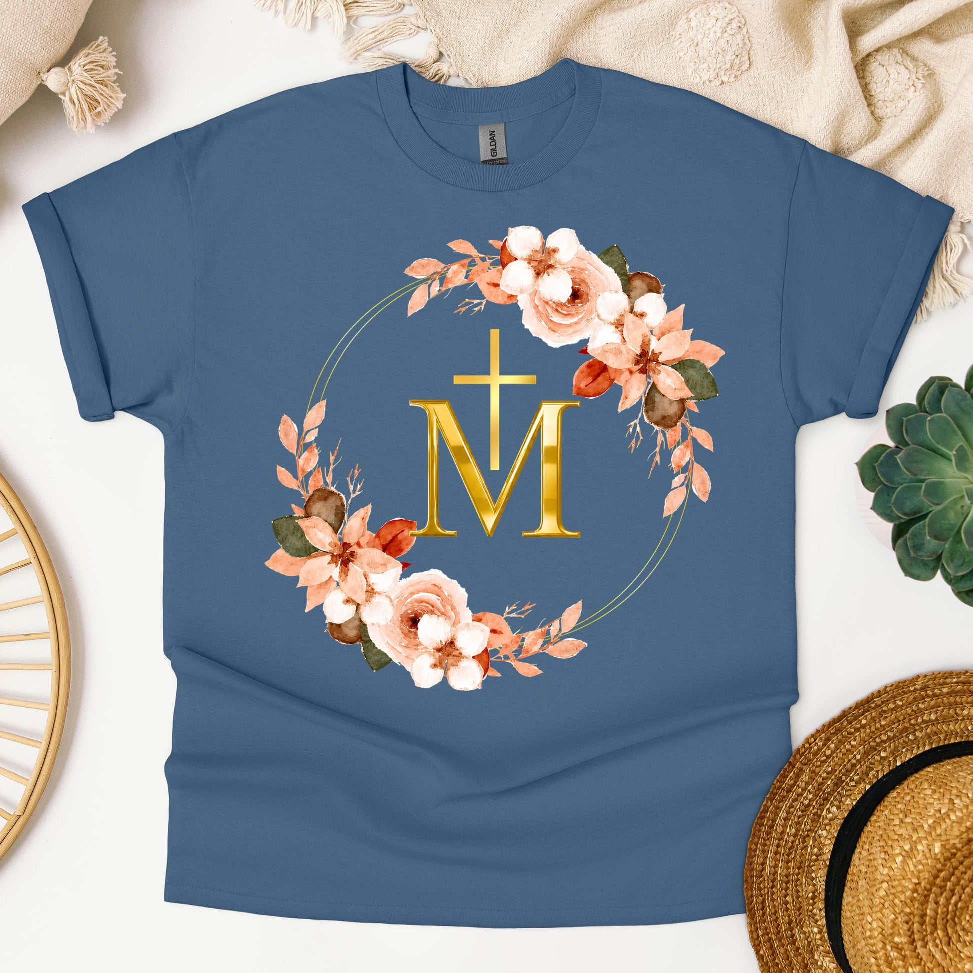 Marian Cross Floral