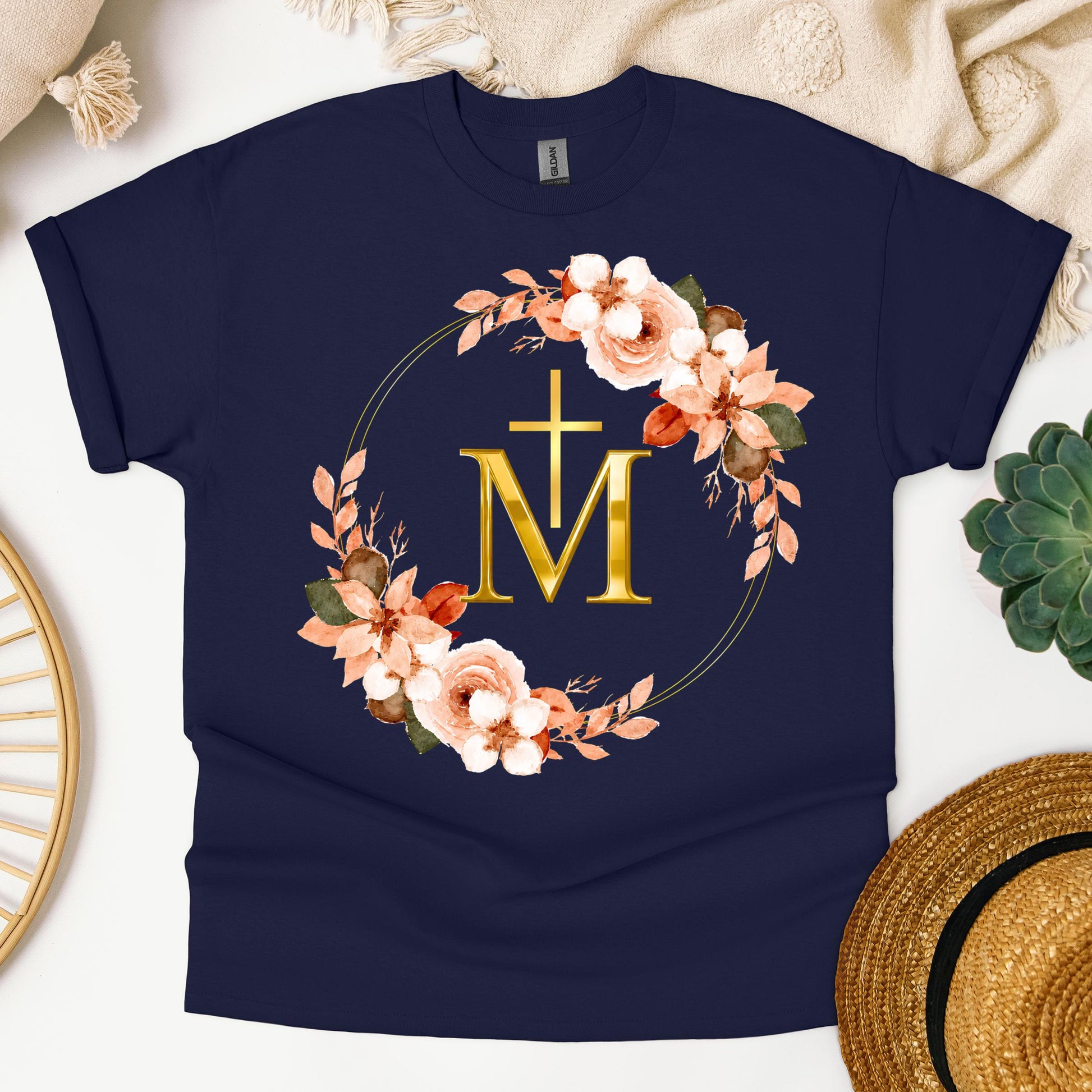 Marian Cross Floral