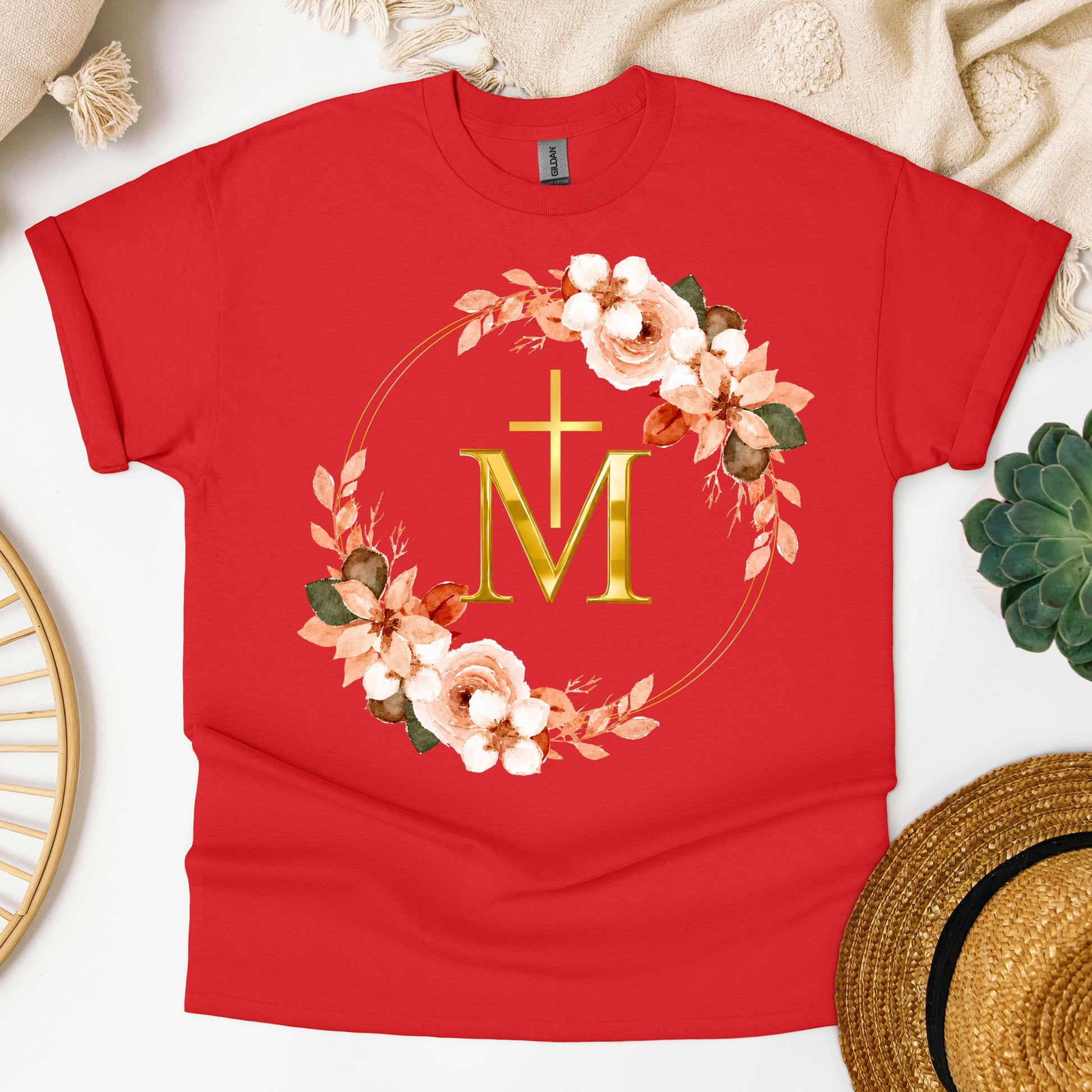 Marian Cross Floral