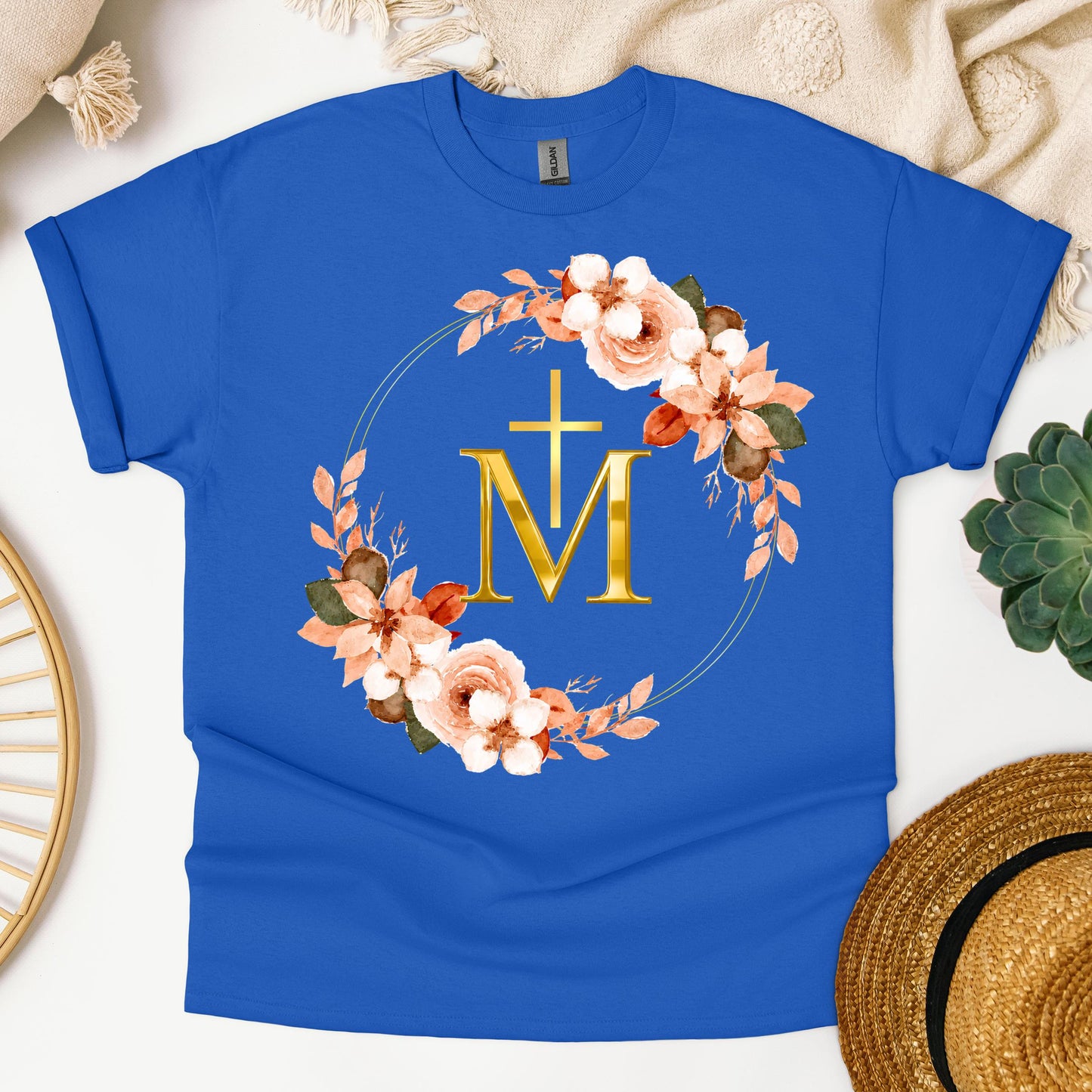 Marian Cross Floral